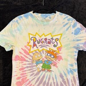 Nickelodeon Rugrats Tie-Dye  T-Shirt- Multicolor